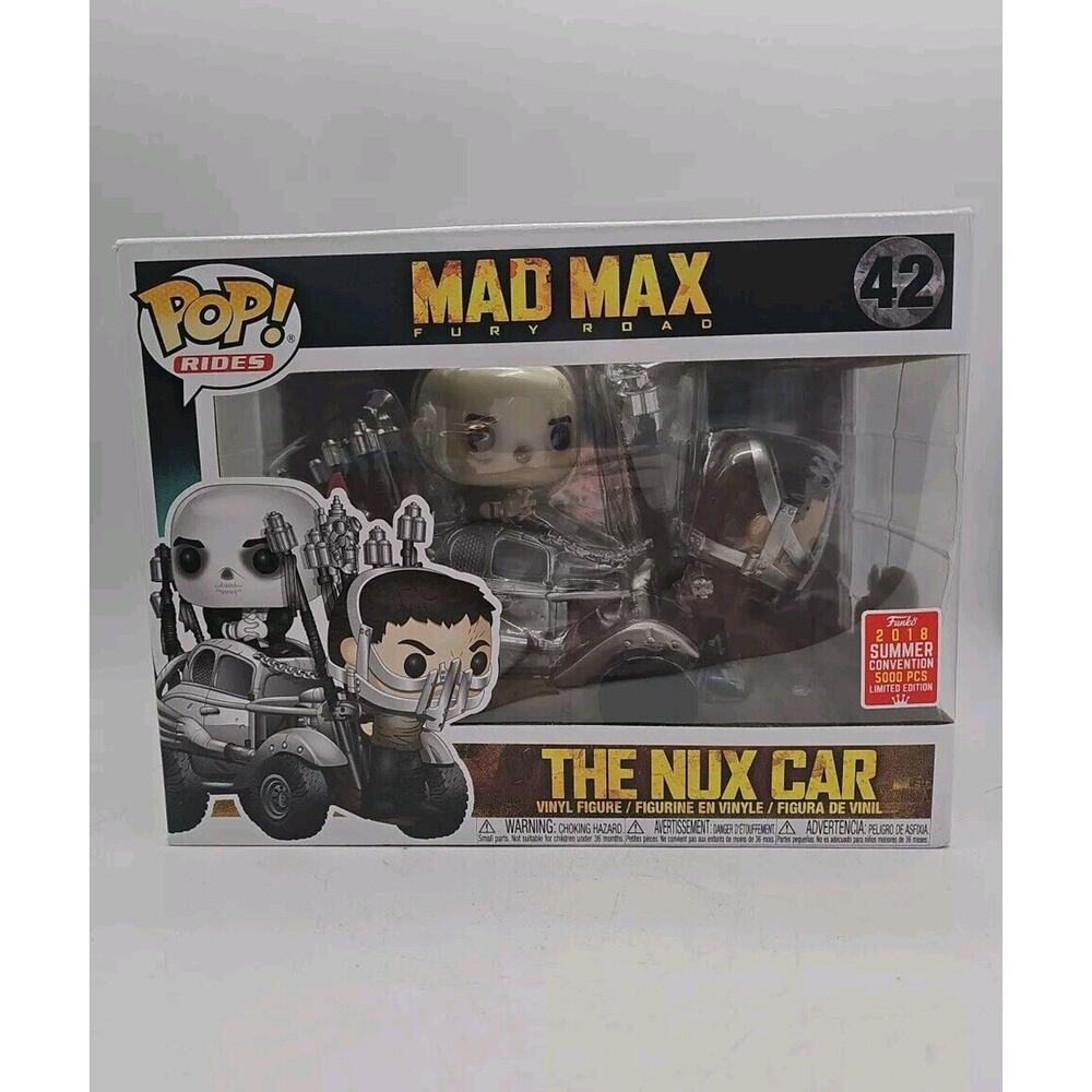 J Funko POP! Rides Mad Max Fury Road | The Nux Car #42 | LE 5000 SDCC Exclusive